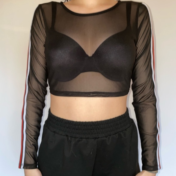 Mesh Crop Top - Picture 3 of 3